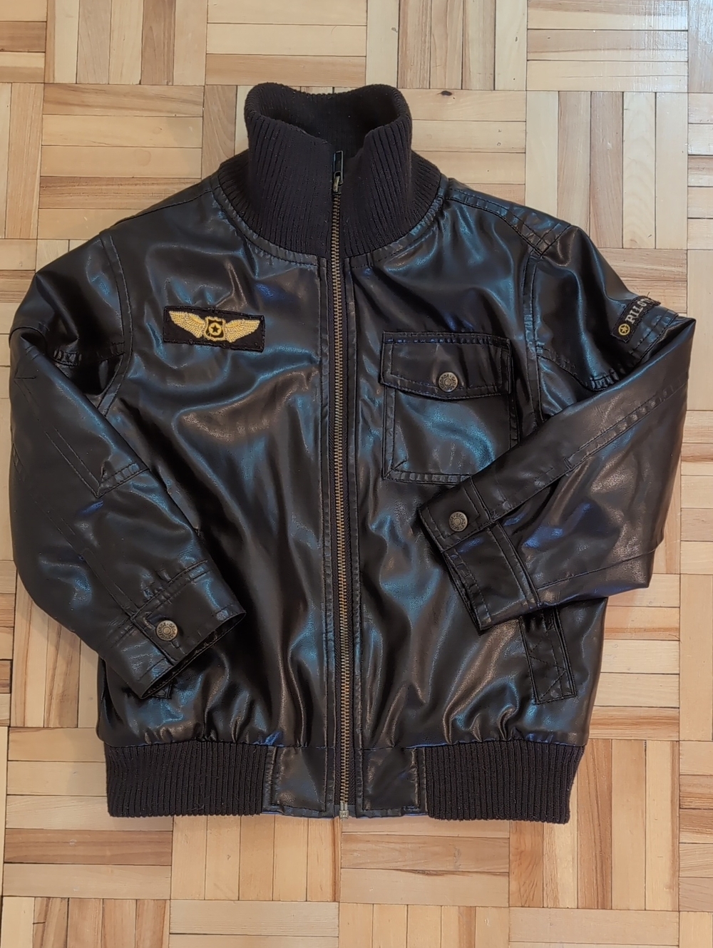 George Brown Sherpa-Lined Bomber Jacket Size 5